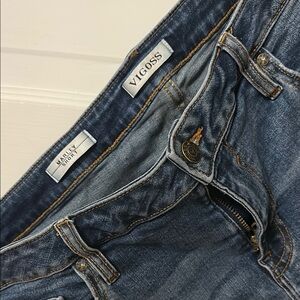 Vigoss Women's Jean Shorts - Dark Blue